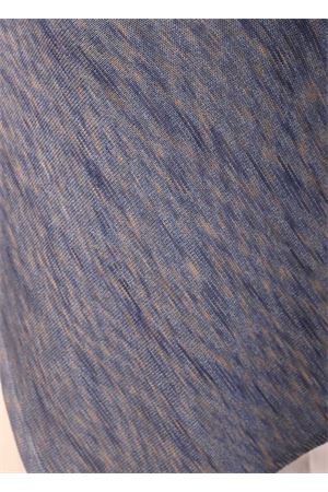 Poncho da donna a righe blu Art Tricot | PONCHODONNABLU